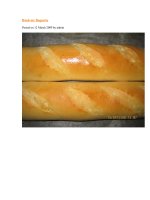 cách làm một số món bánh