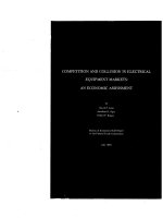 COMPETITION AND COLLUSION IN ELECTRICAL EQUIPMENT MARKETS: AN ECONOMIC ASSESSMENT docx