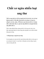 Chất xơ ngừa nhiều loại ung thư potx