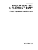 Modern Practices in Radiation Therapy Edited by Gopishankar Natanasabapathi pdf