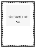 Tết Trung thu ở Việt Nam docx