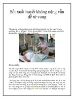 Sốt xuất huyết không nặng vẫn dễ tử vong pptx