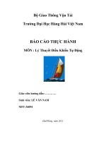 Báo cáo thực hành LTĐKTĐ chẵn
