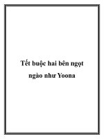 Tết buộc hai bên ngọt ngào như Yoona potx