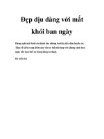 Đẹp dịu dàng với mắt khói ban ngày pptx