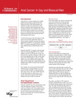 Anal Cancer: In Gay and Bisexual Men pptx