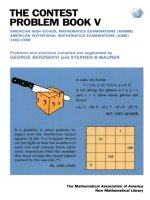 The Contest Problem Book V potx