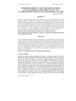 TÌNH HÌNH NHIỄM VÀ MỨC ĐỘ KHÁNG THUỐC CỦA (SALMONELLA SPP.) PHÂN LẬP TỪ VỊT VÀ MÔI TRƯỜNG NUÔI VỊT TẠI THÀNH PHỐ CẦN THƠ docx