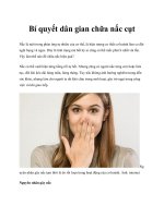 Bí quyết dân gian chữa nấc cụt pdf