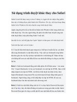 Sử dụng trình duyệt khác thay cho Safari ppt