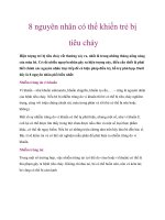 8 nguyên nhân có thể khiến trẻ bị tiêu chảy docx