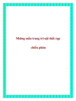 Những mẩu trang trí nội thất rạp chiếu phim potx