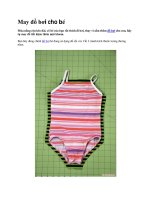 May đồ bơi cho bé pot
