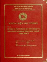 xây dựng và phát triển văn hóa doanh nghiệp tại ngân hàng techcombank trong thời kỳ hội nhập kinh tế