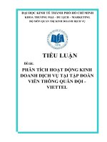quản trị kinh doanh dịch vụ tập đoàn viettel