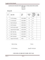 Bài thảo luận: Những nhân tố tác động tới vận chuyển hàng hóa trong nền kinh tế, điều kiện nào cần thiết cho phát triển nghành dịch vụ vận chuyển tại Việt Nam? Liên hệ hoạt động vận chuyển tại Công ty TNHH tiếp vận VINAFCO pot