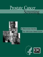 Prostate Cancer Screening : A Decision Guide for African Americans doc