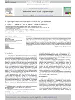a rapid hydrothermal synthesis of rutile sno2 nanowires