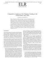 Comparative Analysis of Air Pollution Trading in the United States and China potx