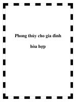Phong thủy cho gia đình hòa hợp pot