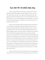 Tạo chữ 3D với nhiều hiệu ứng pptx