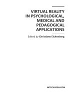 Virtual Reality in Psychological, Medical and Pedagogical Applications pptx