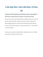 Làm đẹp khu vườn nhà bạn với hoa đá pot