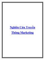 Nghiên Cứu Truyền Thông Marketing ppt