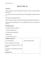 giáo án bài châu âu - địa lý 5 - gv. ng thiên bình