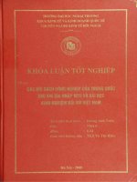 Các đối sách công nghiệp của Trung Quốc sau khi gia nhập WTO và bài học kinh nghiệm cho Việt Nam