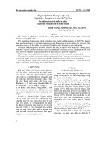 Kết quả nghiên cứu bổ sung về rệp muội (Aphididae- Homoptera) ở miền Bắc Việt Nam potx