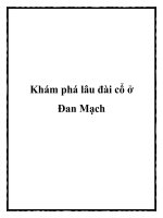 Khám phá lâu đài cổ ở Đan Mạch docx