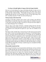 Gia tăng cơ hội nghề nghiệp với mạng xã hội tuyển dụng LinkedIn ppt