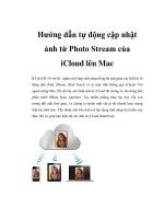 Hướng dẫn tự động cập nhật ảnh từ Photo Stream của iCloud lên Mac potx