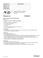 AQA PHYA4 1 w QP JUN11