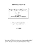 Trade and Macroeconomics Division International Food Policy Research Institute 2033 K Street, N.W. Washington, D.C. 20006, U.S.A. ppt