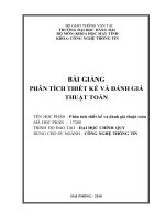 Phân tích thiết kế và đánh giá giải thuật toán potx