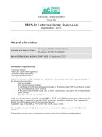 MBA in International Business pdf
