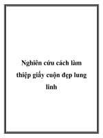 Nghiên cứu cách làm thiệp giấy cuộn đẹp lung linh pdf