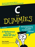 Dan gookin   c for dummies 2004