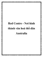 Red Centre - Nơi hình thành văn hoá thổ dân Australia doc