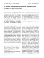 Báo cáo khoa học: Tet repressor residues indirectly recognizing anhydrotetracycline pptx