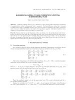 Mô hình số trị dòng chảy hai chiều đứng phi thủy tĩnh. pptx