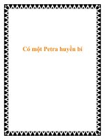 Có một Petra huyền bí ppt