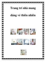 Trang trí nhà mang dáng vẻ thiên nhiên pdf