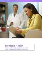 A Special Addition to Staying Healthy: An English Learner’s Guide to Health Care and Healthy Living ppt