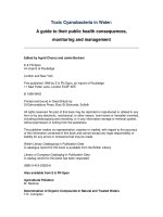 Toxic Cyanobacteria in Water: A guide to their public health consequences, monitoring and management pot