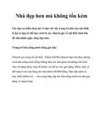 Nhà đẹp hơn mà không tốn kém pot