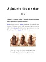 3 phút cho kiểu tóc chào thu doc