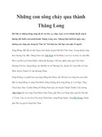 Những con sông chảy qua thành Thăng Long potx